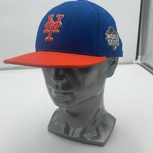 59FIFTY FITTED 7 3/4 NY METS 2015 WORLD SERIES